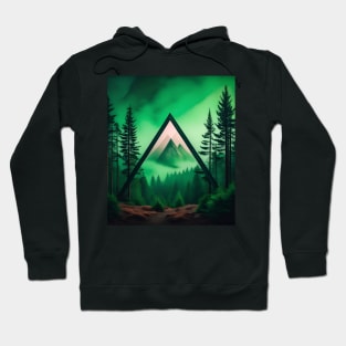 Mystical Mountain Triangle Hoodie